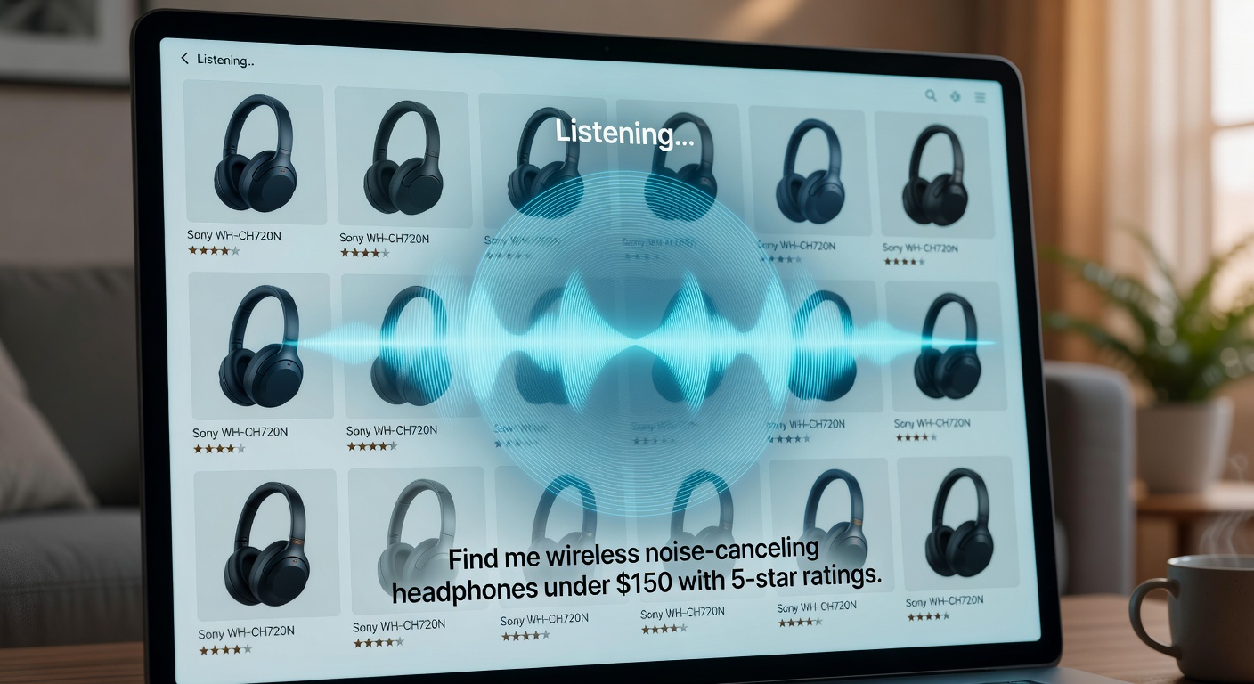 Voice search for retail products